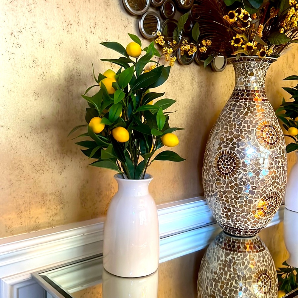 GORGEOUS LEMON 🍋 FAUX PLANTS 🪴 SET